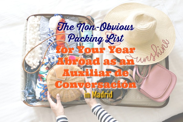 non-obvious packing list